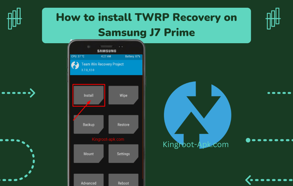  Install TWRP Recovery on Samsung J7 Prime